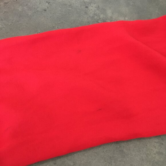 DVF DIANE VON FURSTENBERG Dark Red Bronze Hardware Keyhole 100% Silk Shirt - Picture 9 of 12